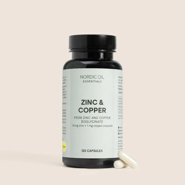 Nordic Oil CBD Capsules capsule di zinco vegane rame