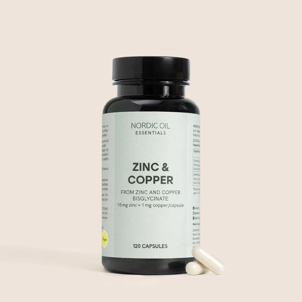 Nordic Oil CBD Capsules capsule di zinco vegane rame
