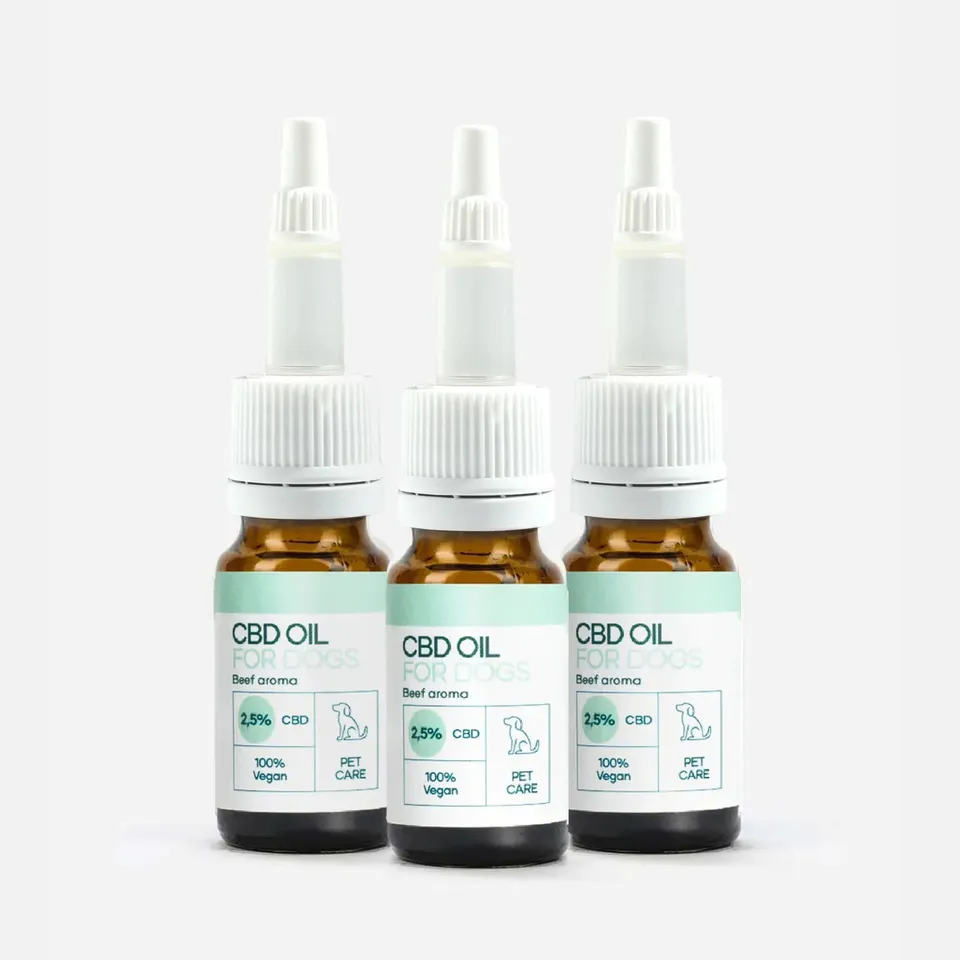 Nordic Oil Olio CBD Cani 2,5% Manzo 3x10 ml 250 mg