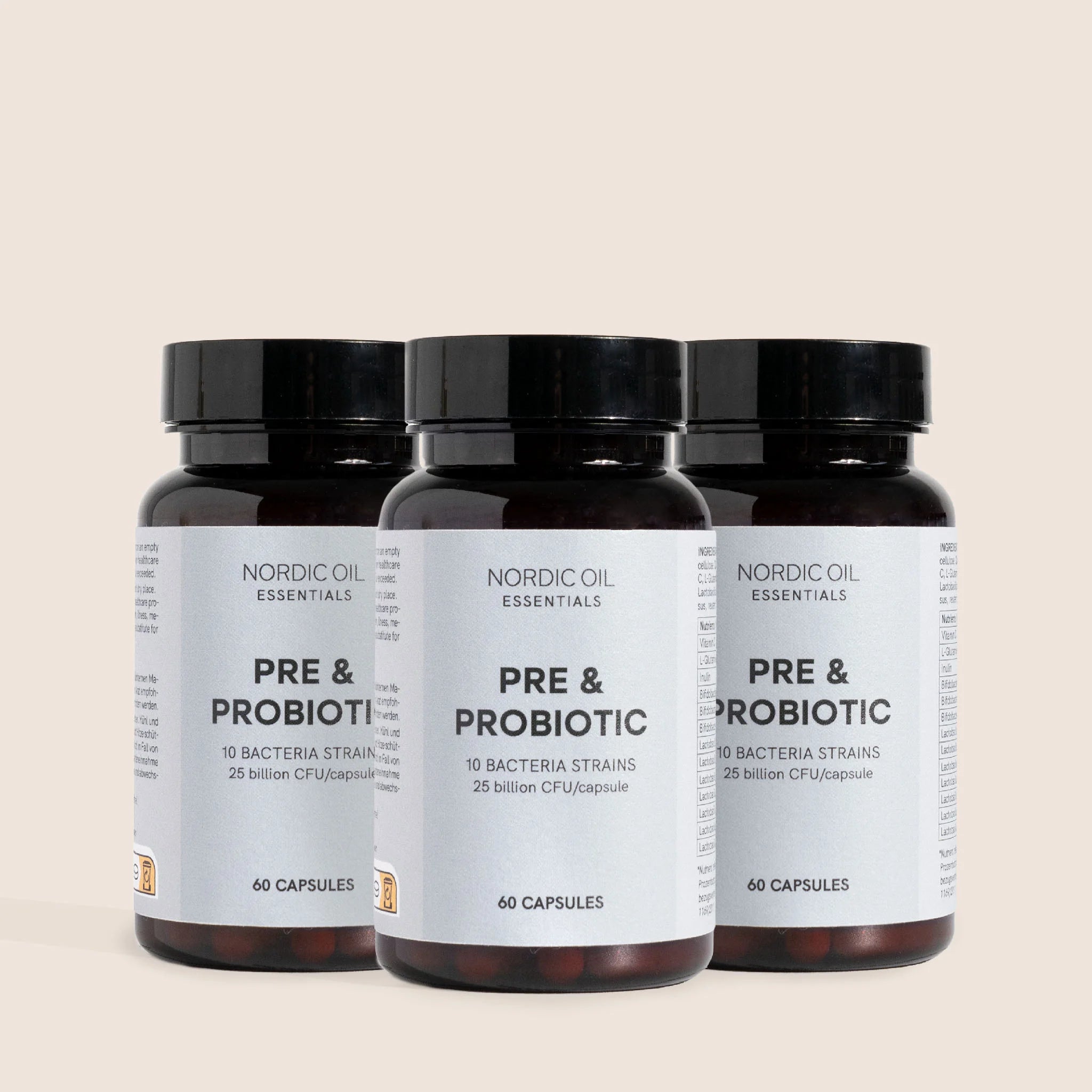Nordic Oil Probiotici 60 Capsule 3x2 con Vitamina C