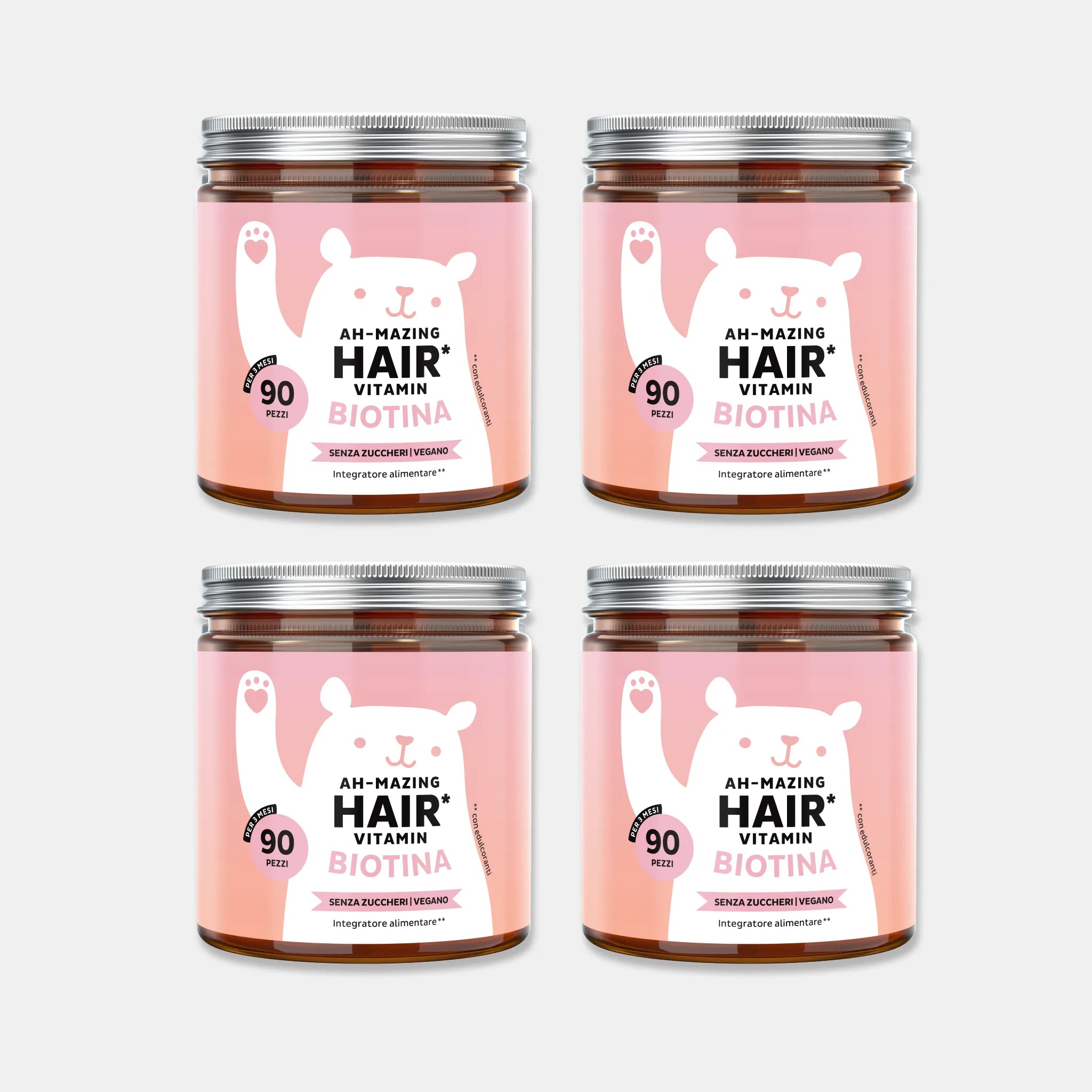 Beauty Bears Ah-mazing Hair gommose 12 mesi biotina