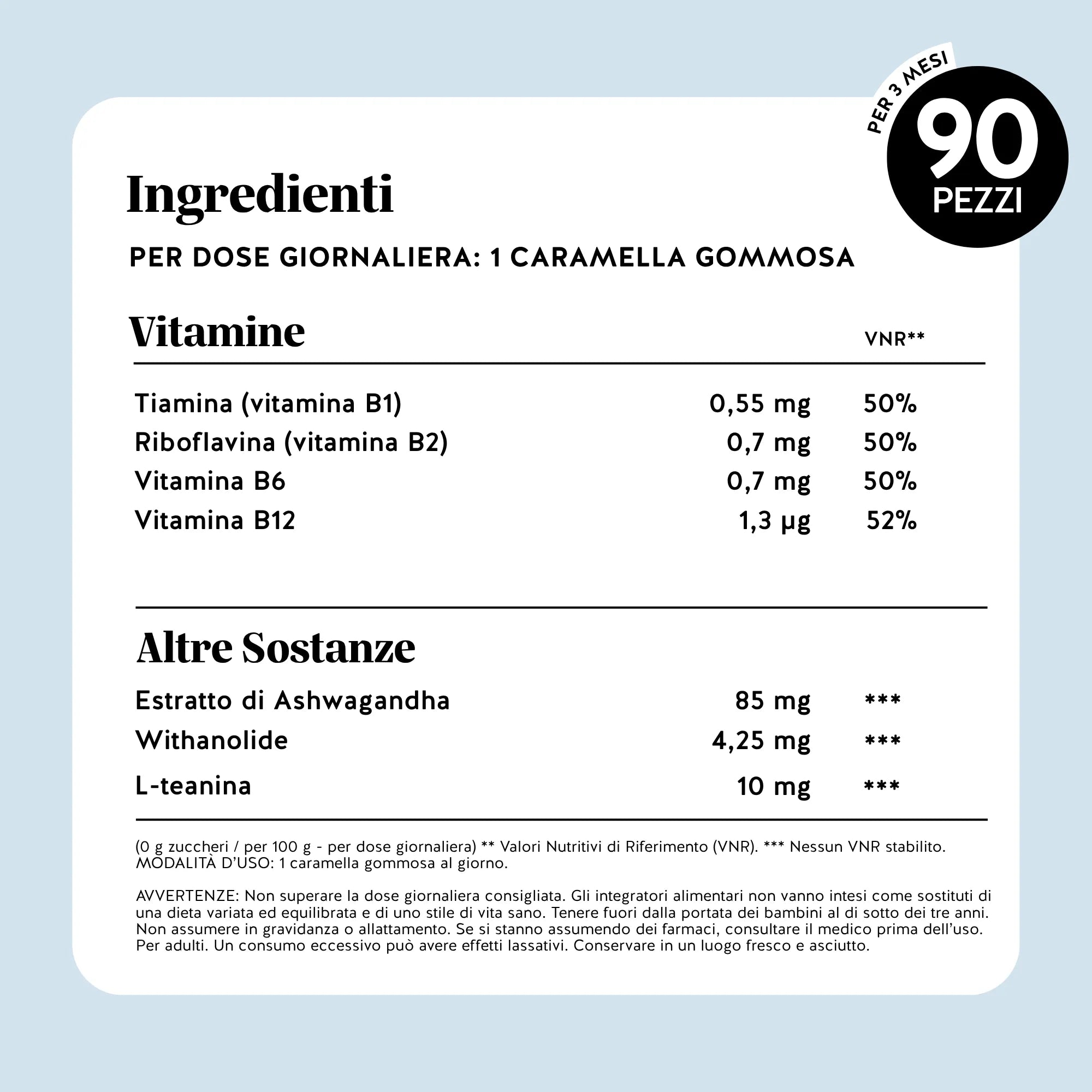 Beauty Bears Keepin it Calm ashwagandha orsetti 45 giorni tropicale