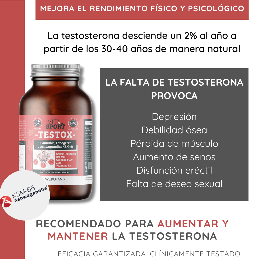 Webotanix Vital Sport Testox capsule 60 con zinco