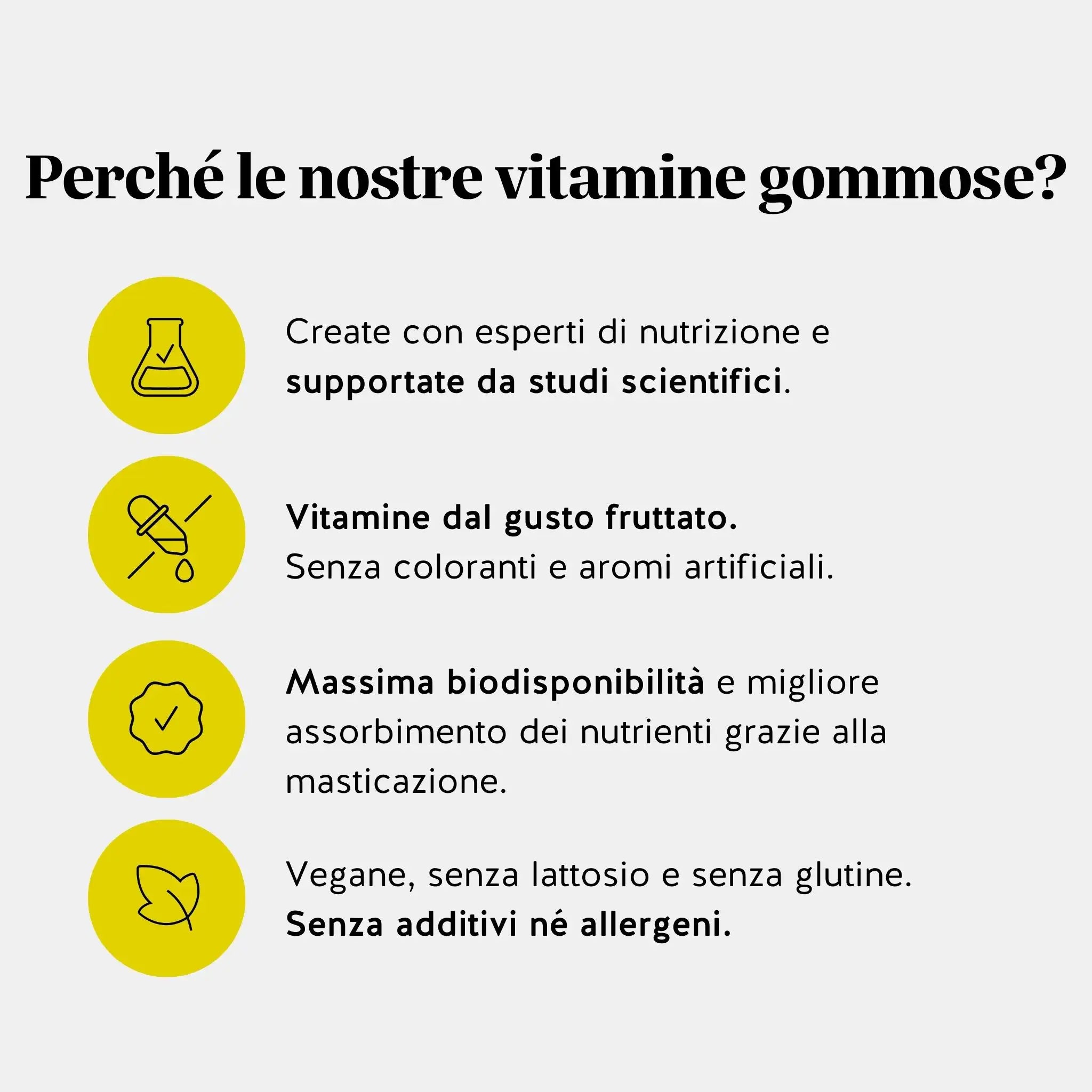 Beauty Bears Daily Essentials Creatina Gommose 60 pz Limone