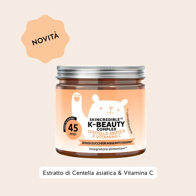Beauty Bears Skincredible K-Beauty Complex gommose 45 pezzi mango vitamina C