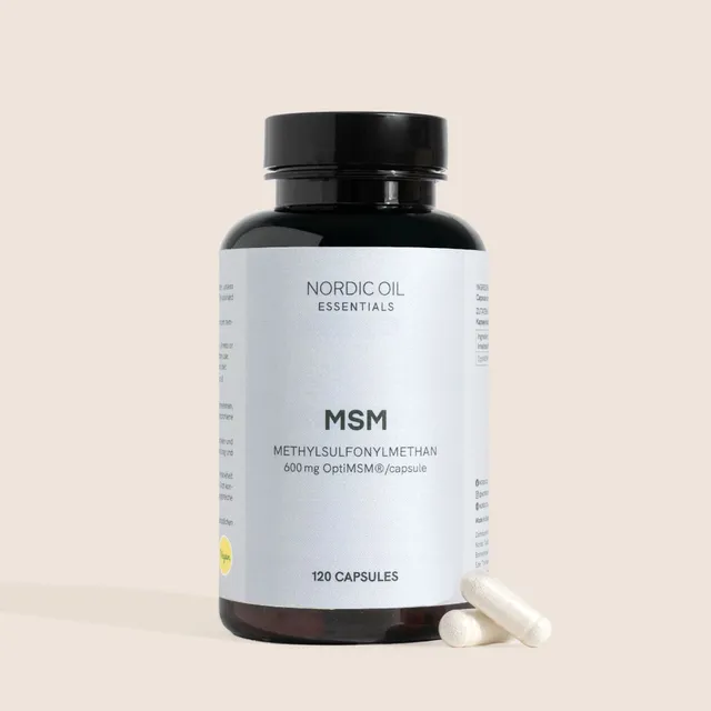 Nordic Oil MSM capsule 120 OptiMSM 600 mg vegane