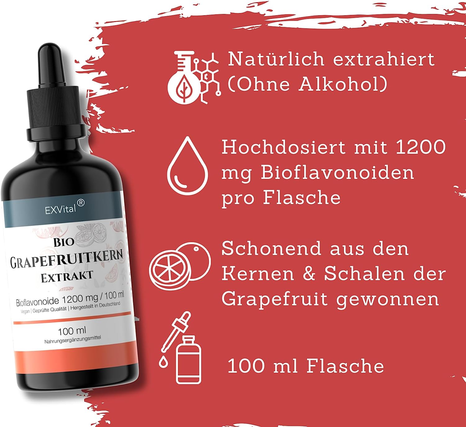 EXVital Herz & Kreislauf semi pompelmo gocce bio 1200 mg