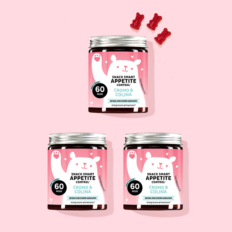 Beauty Bears Snack Smart Appetite orsetti 30 giorni mela cromo