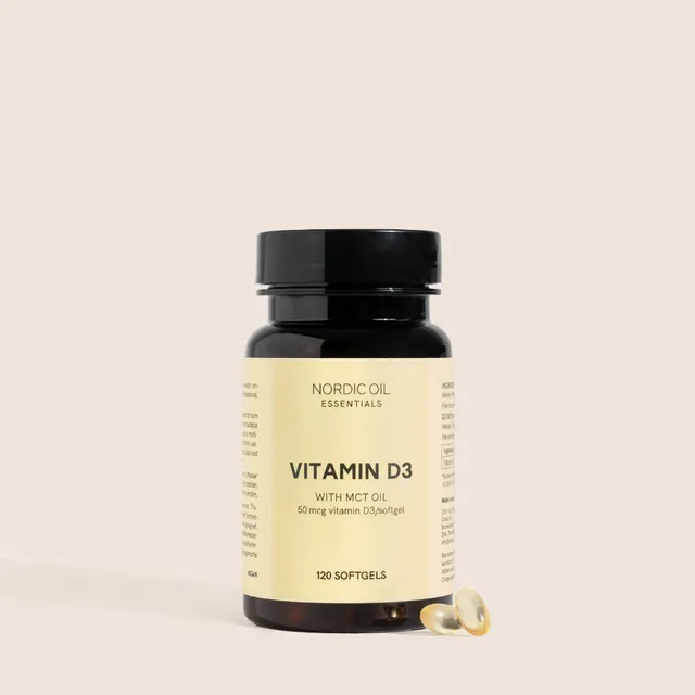 Nordic Oil Vitamina D3 capsule 120 olio MCT vegane