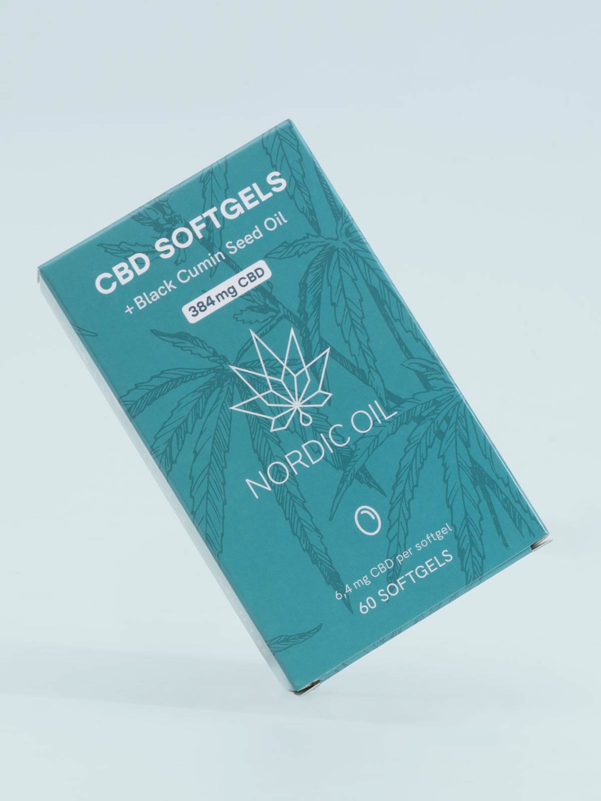 Nordic Oil CBD Capsules capsule CBD 384mg 60 capsule microdosaggio