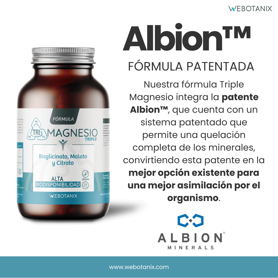 Webotanix Fórmula Triple Magnesio capsule 60 alta biodisponibilità