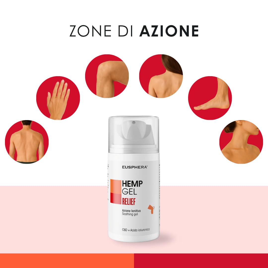 Eusphera Creme CBD crema riscaldante muscoli 75 ml