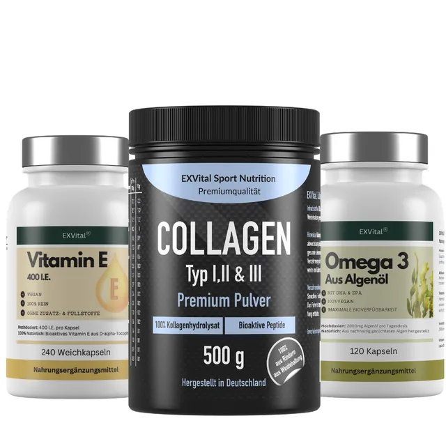 EXVital Daily Nutrition Set collagene omega 3 vitamina E