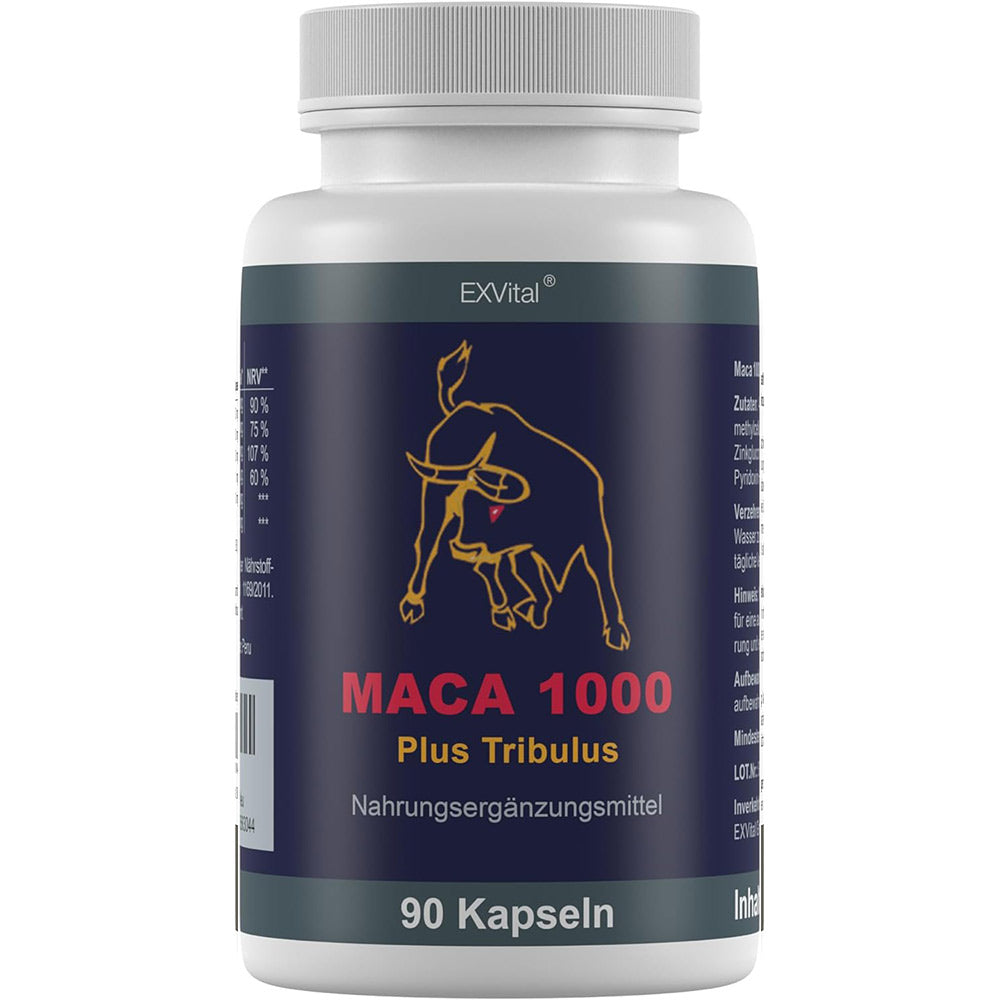 EXVital Sport Maca 1000 Plus Tribulus 90 capsule zinco
