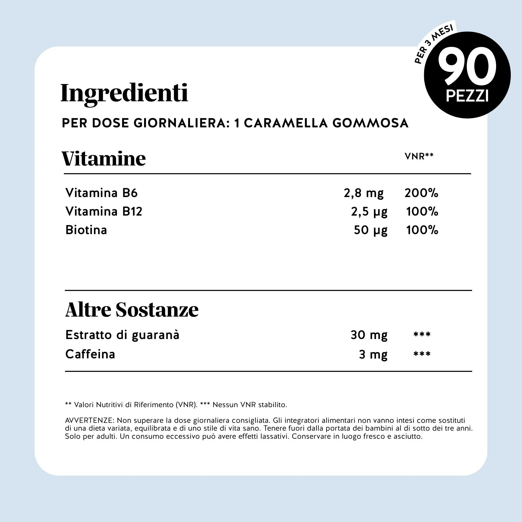 Beauty Bears Wake-Up Call Energy orsetti cola 45 giorni guaranà