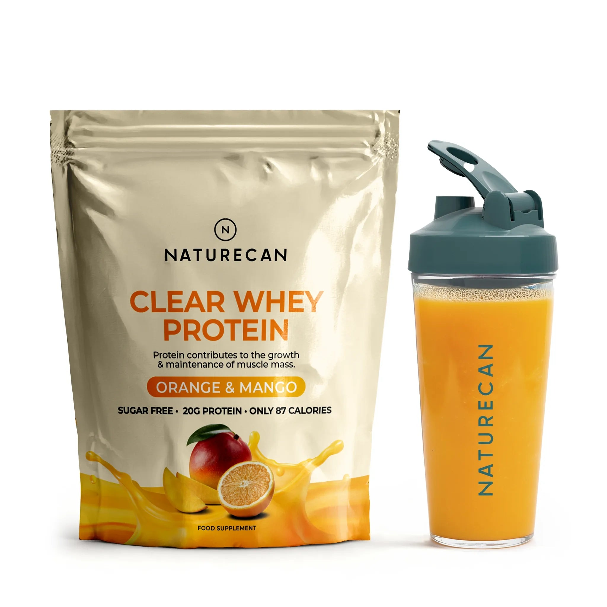 Naturecan Protein Clear Whey proteine pesca 1kg 23g