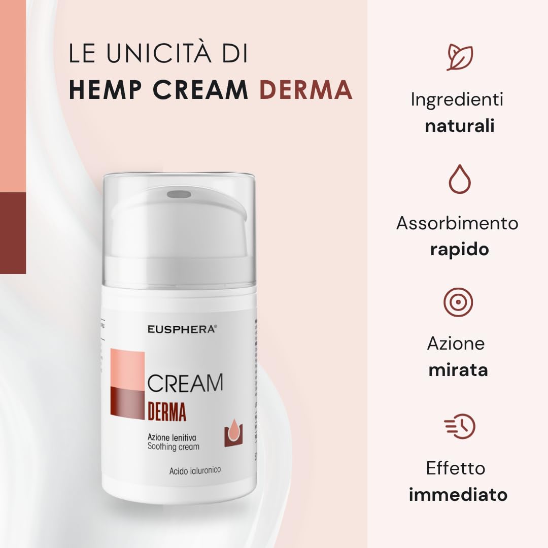 Eusphera EU4SKIN Crema Viso Corpo 50ml Lenitiva
