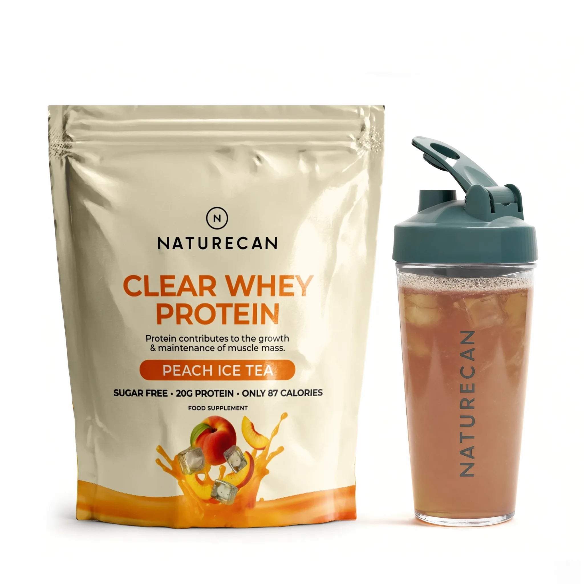 Naturecan Protein Clear Whey proteine pesca 1kg 23g