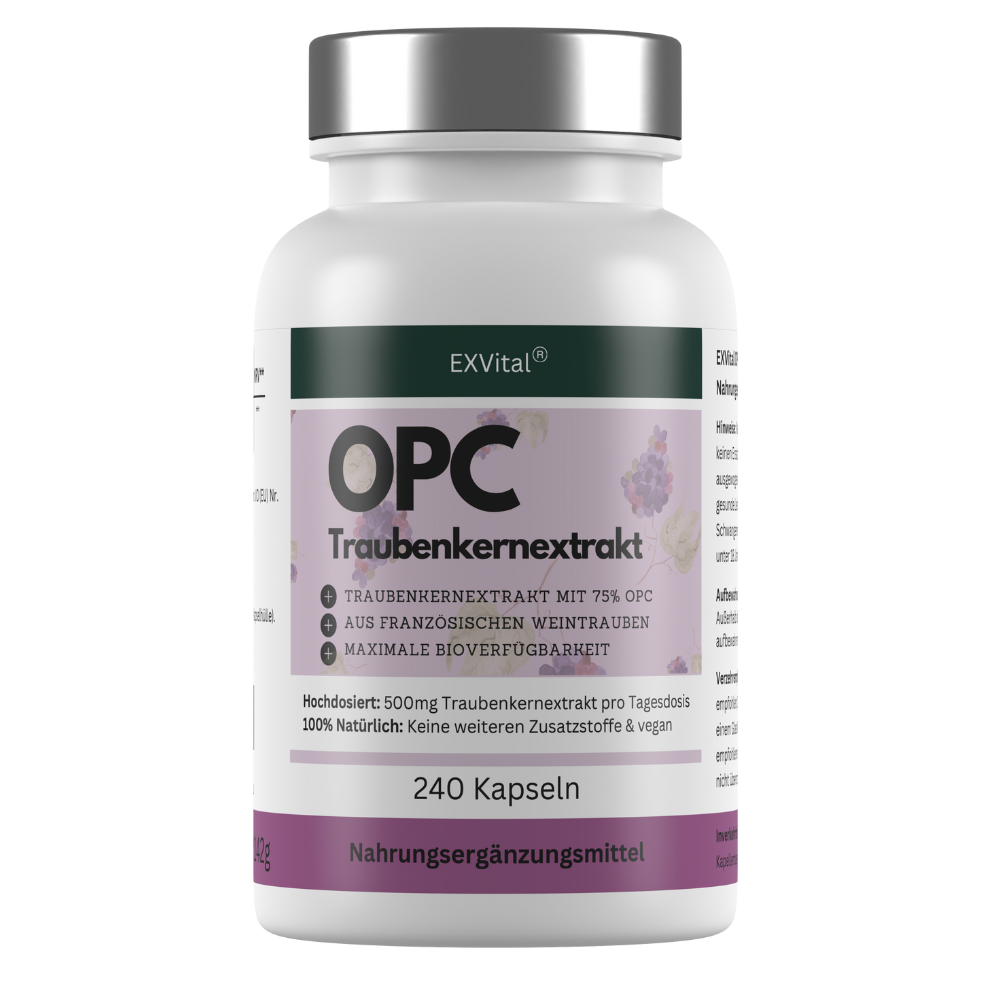 EXVital Beauty & Anti-Aging OPC 240 capsule semi uva alto dosaggio