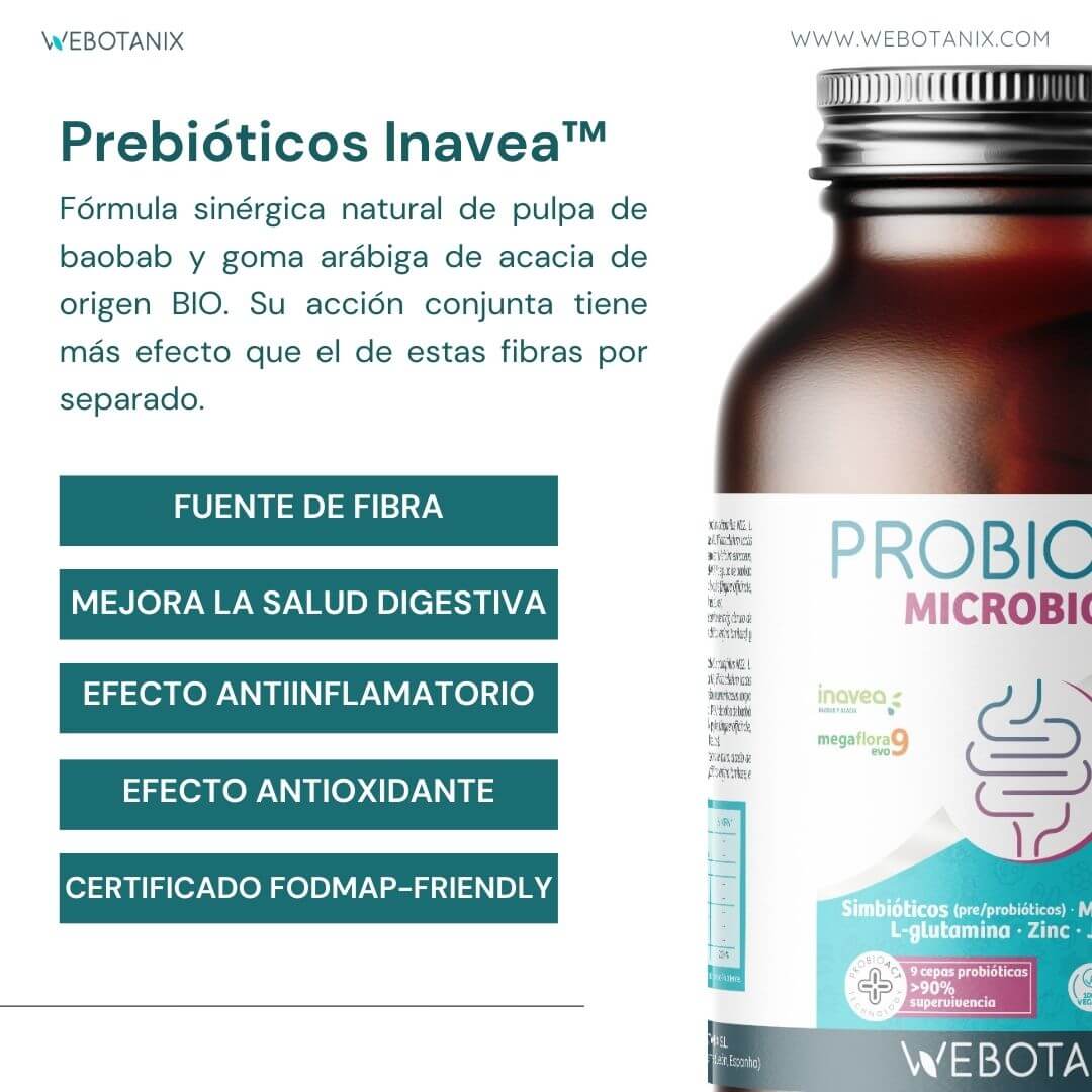 Webotanix Probiotax Microbiota capsule 60 simbiotico