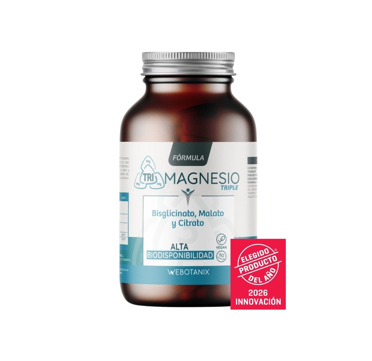Webotanix Fórmula Triple Magnesio capsule 60 alta biodisponibilità