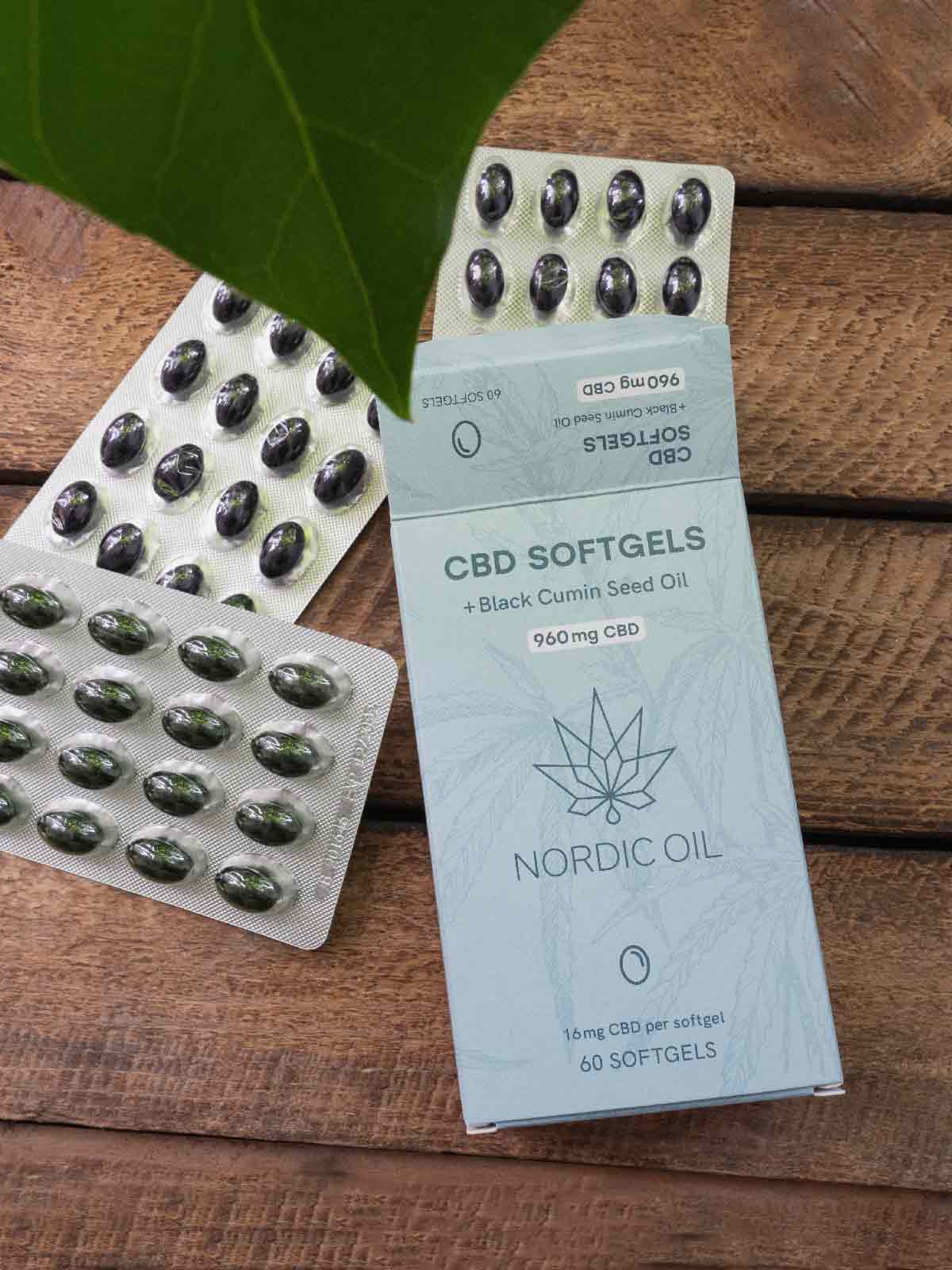 Nordic Oil CBD Capsules capsule CBD 960 mg 60 capsule