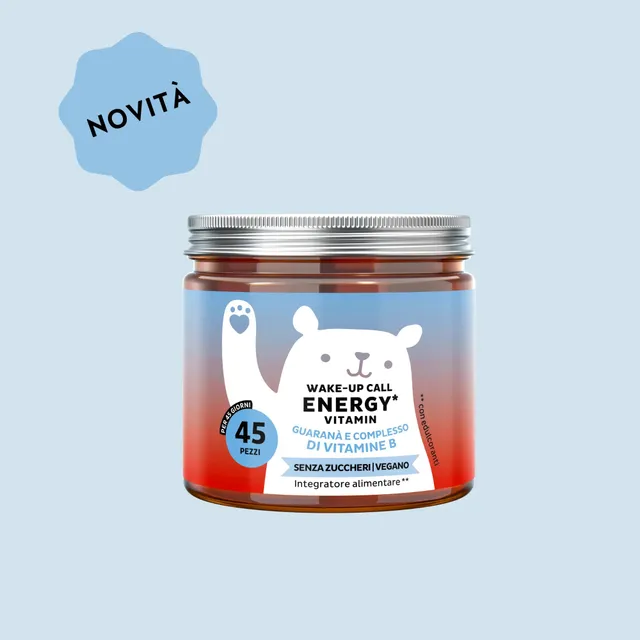 Beauty Bears Wake-Up Call Energy orsetti cola 45 giorni guaranà