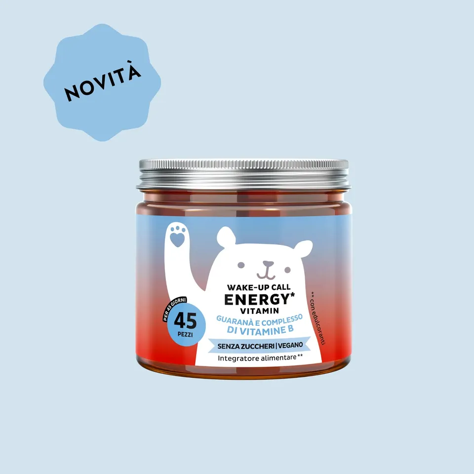 Beauty Bears Wake-Up Call Energy orsetti cola 45 giorni guaranà