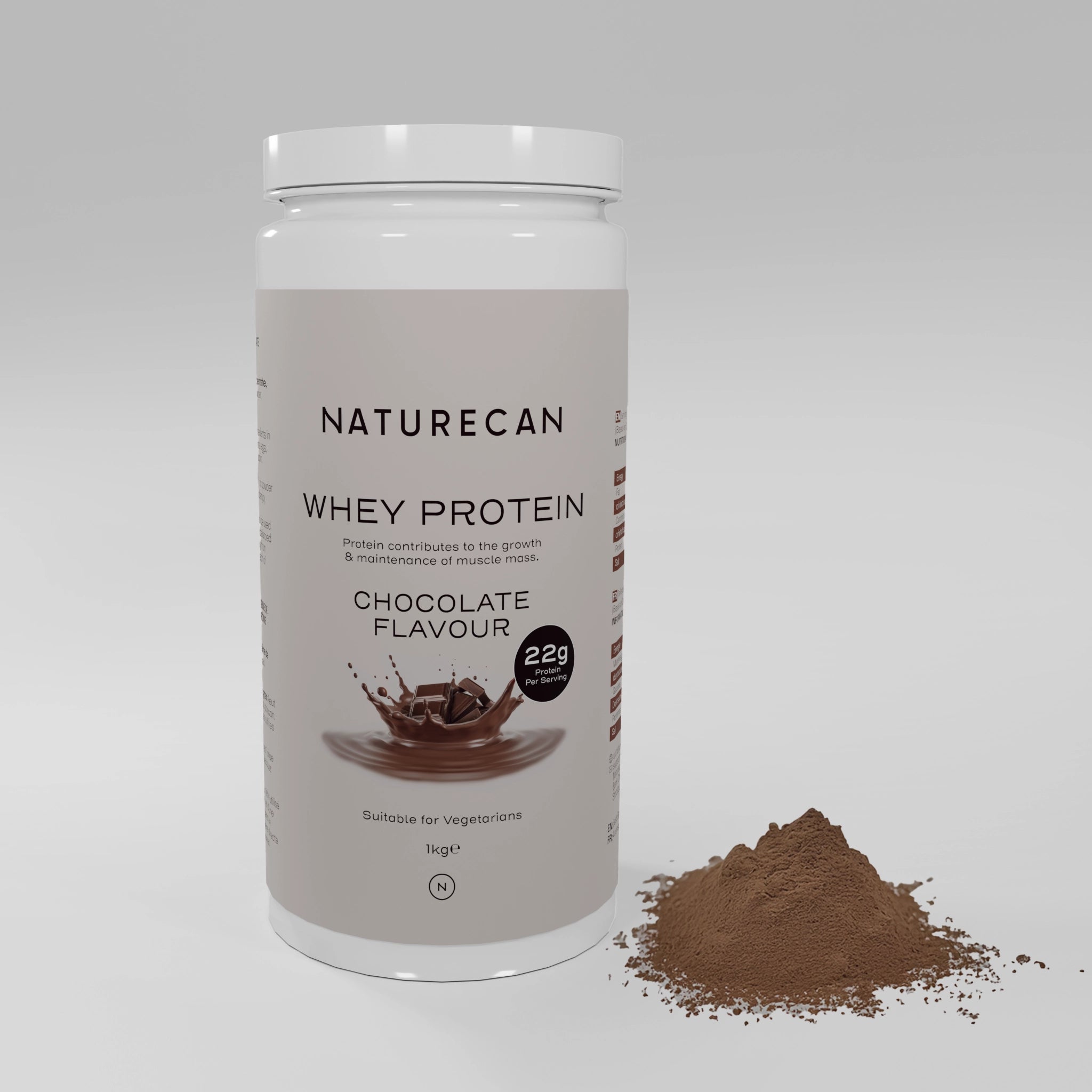 Naturecan Protein Whey Proteine Siero Latte 1kg Non Aromatizzato