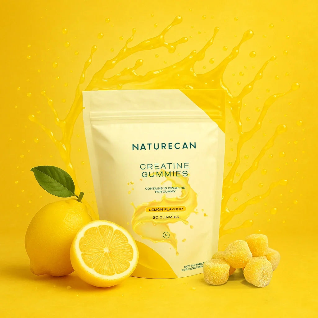 Naturecan Protein Creatina Caramelle Gommose 90 Gummies Limone