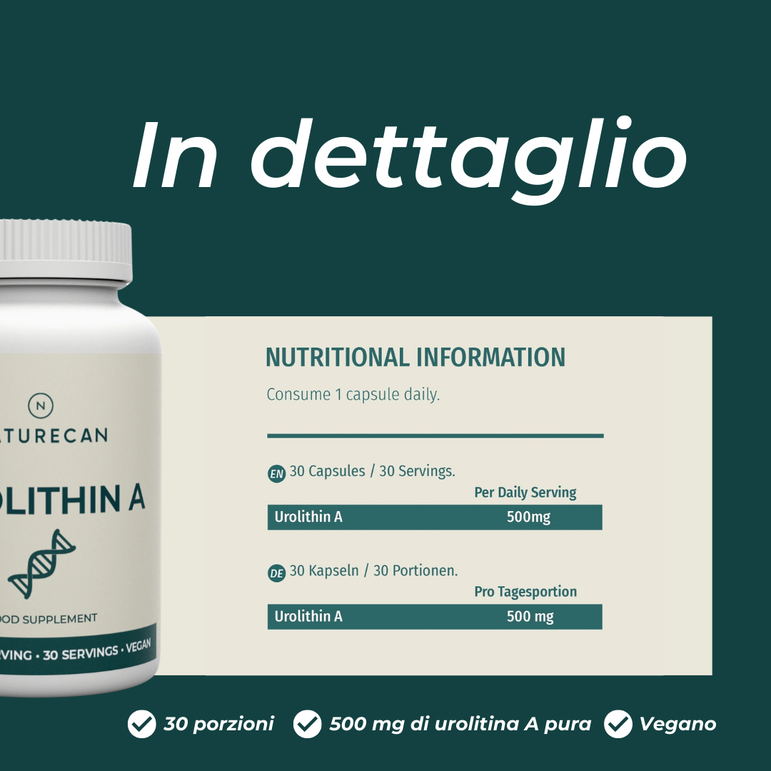 Naturecan Urolitina A Capsule 500 mg 30 Capsule