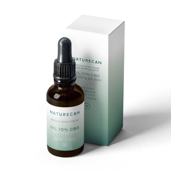 Naturecan CBG Olio CBG 30ml 10% MCT Vegano THC 0,01%