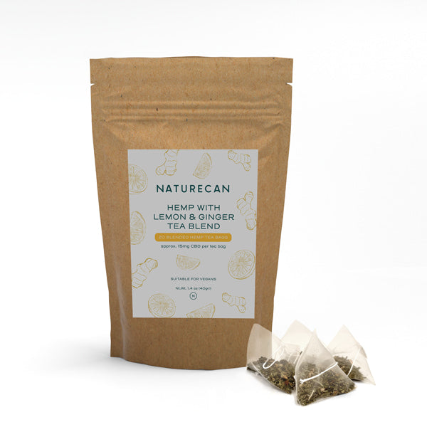 Naturecan CBD Tè canapa camomilla 20 bustine 15 mg