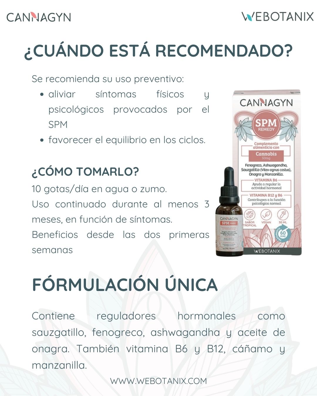 Webotanix Cannagyn SPM Remedy olio ciclo 30ml