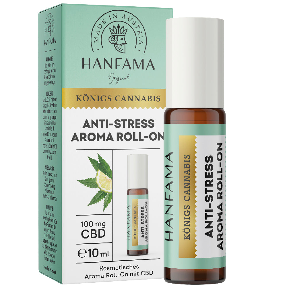 Hanfama Antistress roll on CBD 10 ml lemongrass bergamotto