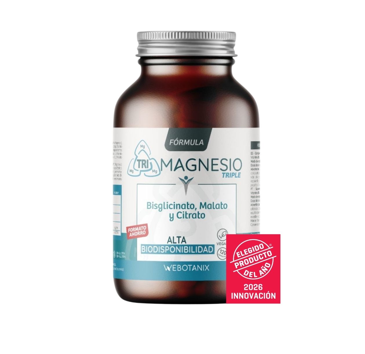 Webotanix Formula Triple Magnesio 120 capsule vitamina B6