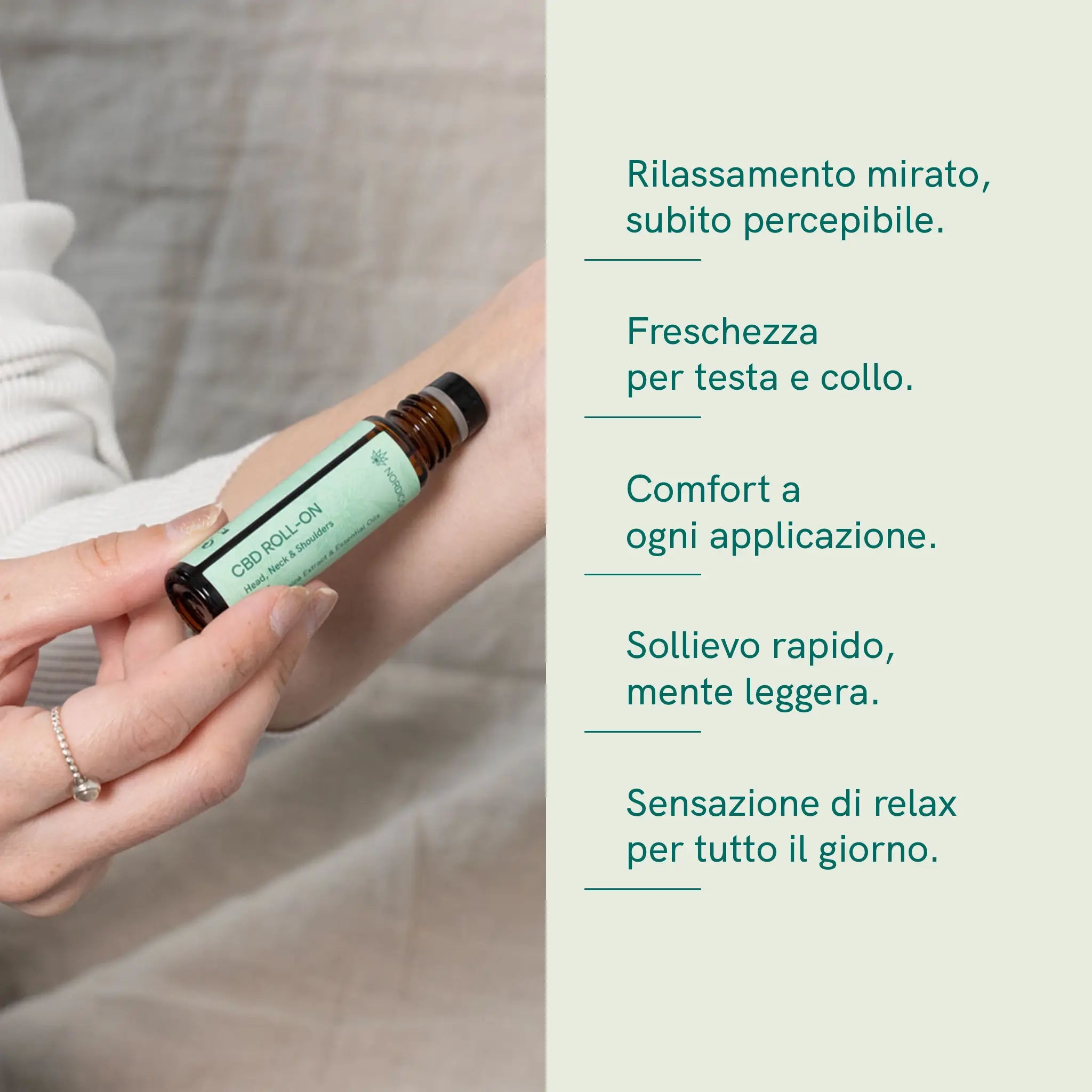 Nordic Oil Nordic Cosmetics CBD roll-on arnica 10 ml