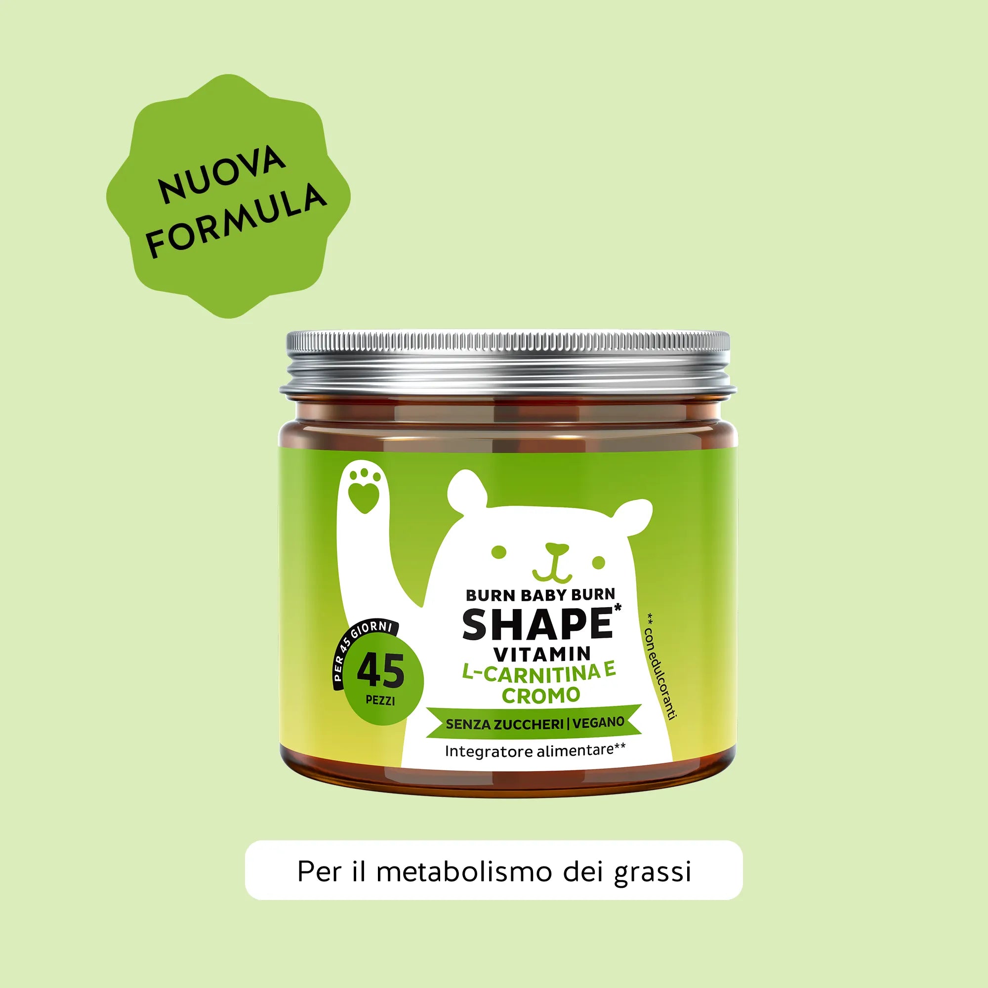Beauty Bears Burn Baby Burn Vitamin gommose 45 giorni cromo
