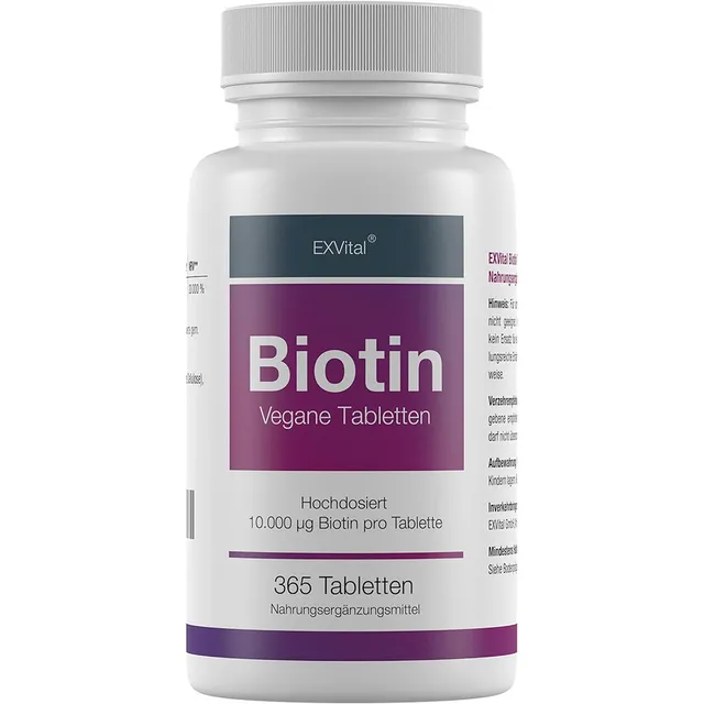 EXVital Haare & Nägel Biotina 365 compresse 10000 mcg