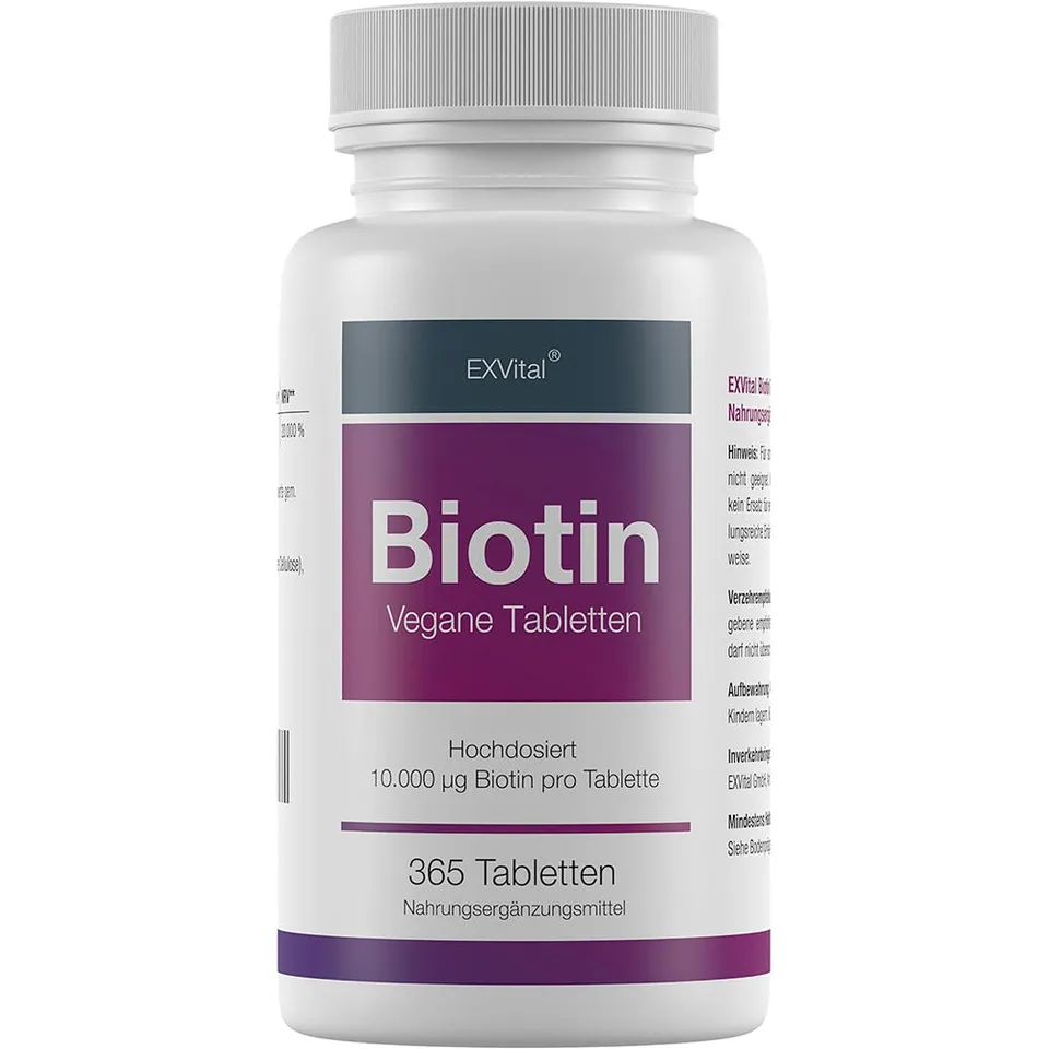 EXVital Haare & Nägel Biotina 365 compresse 10000 mcg