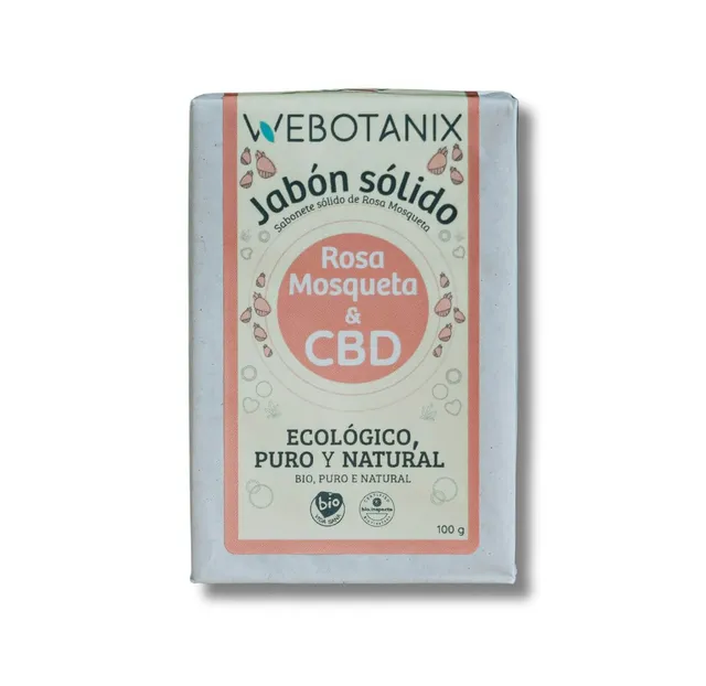 Webotanix Rosa Mosqueta sapone solido BIO 100 g CBD