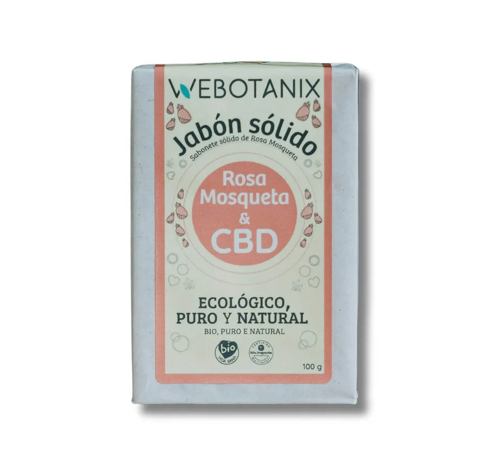 Webotanix Rosa Mosqueta sapone solido BIO 100 g CBD