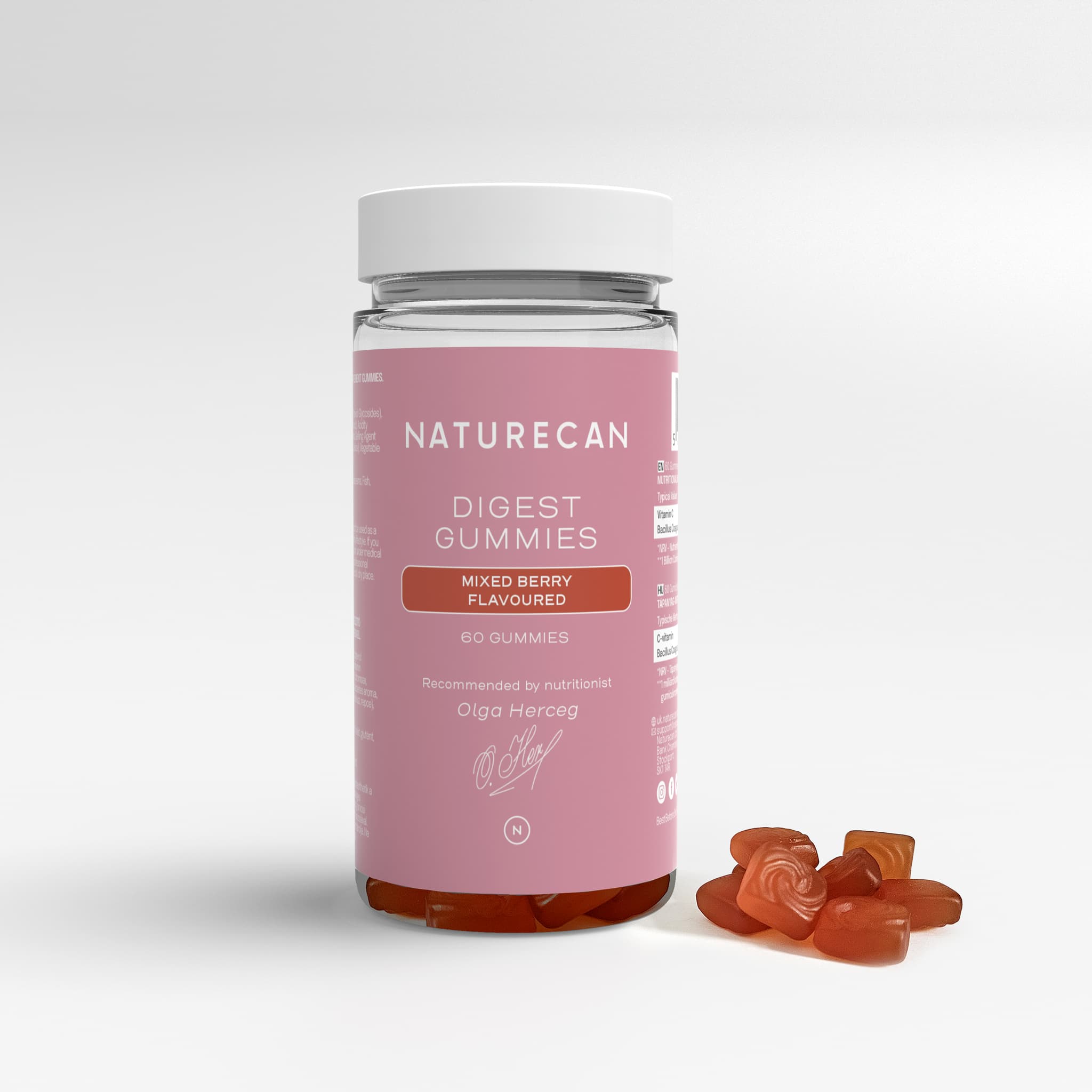 Naturecan Digest gummies fermenti 60 bacche intestino