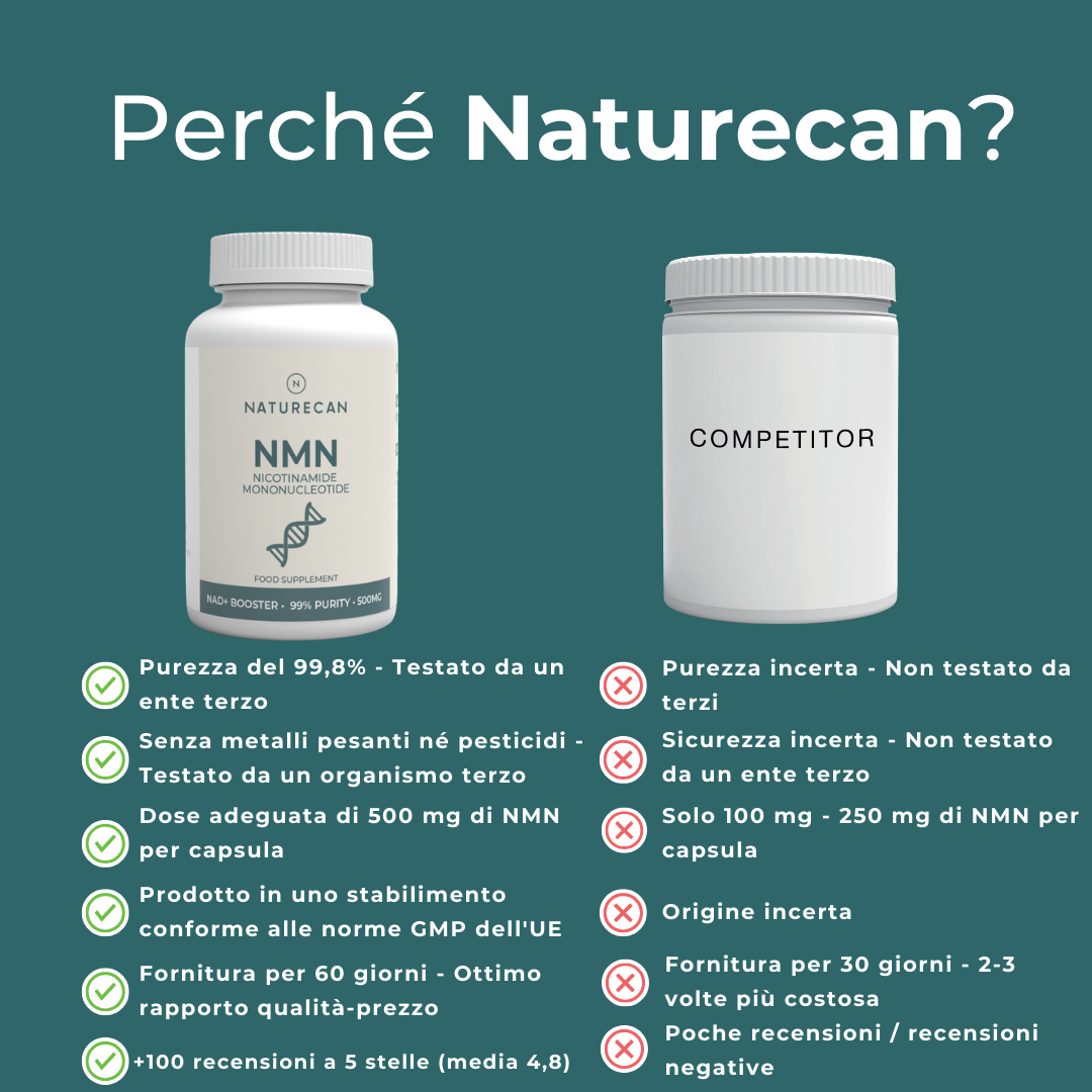 Naturecan Longevity NMN 500 mg capsule 60 capsule NAD+