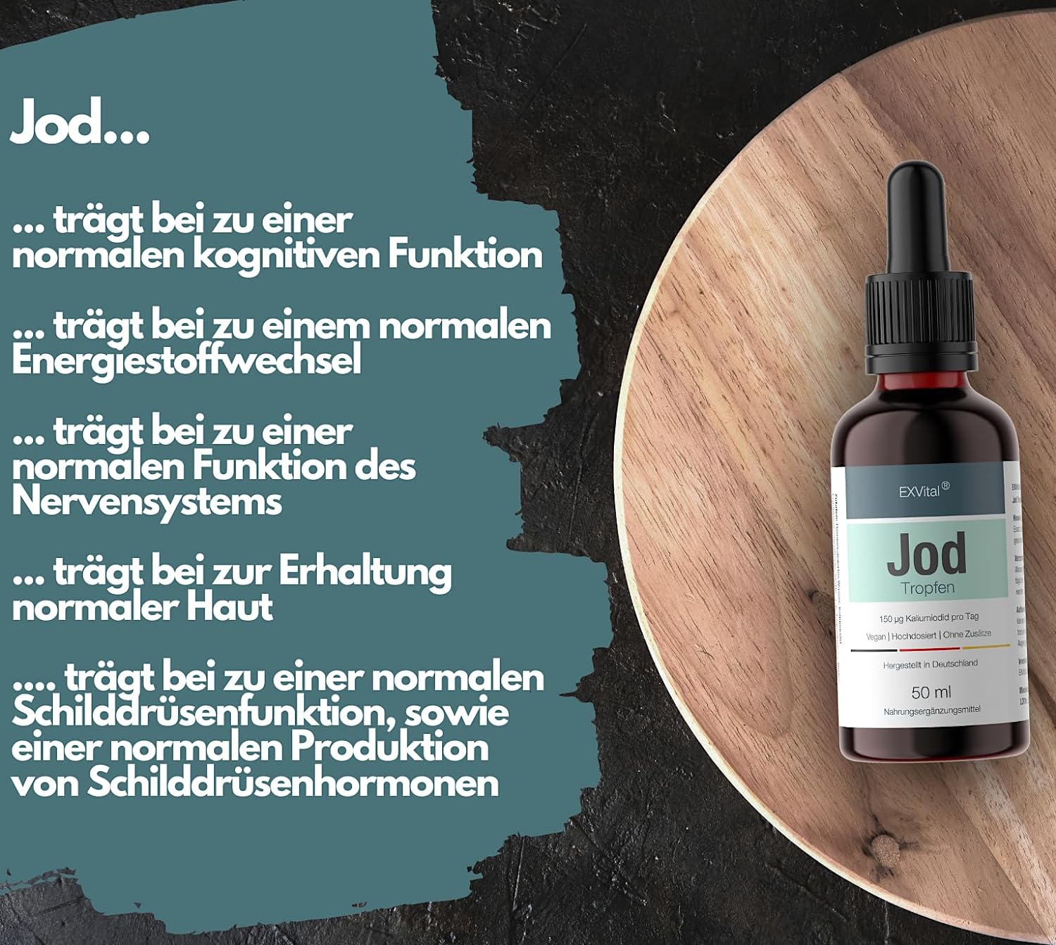 EXVital Essentials iodio gocce 150 mcg 50 ml