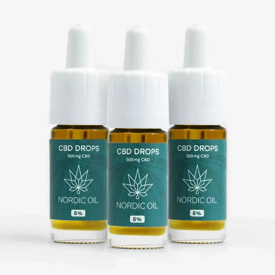 Nordic Oil Plus Olio CBD 5% 3x10 ml principianti 500 mg
