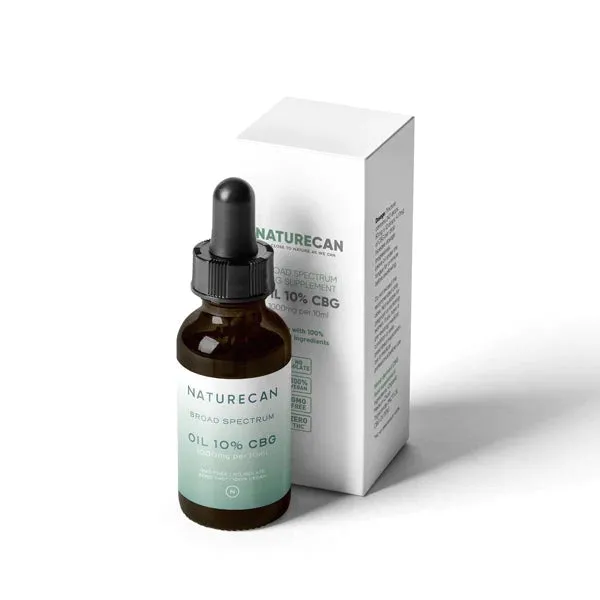 Naturecan CBG Olio CBG 30ml 10% MCT Vegano THC 0,01%