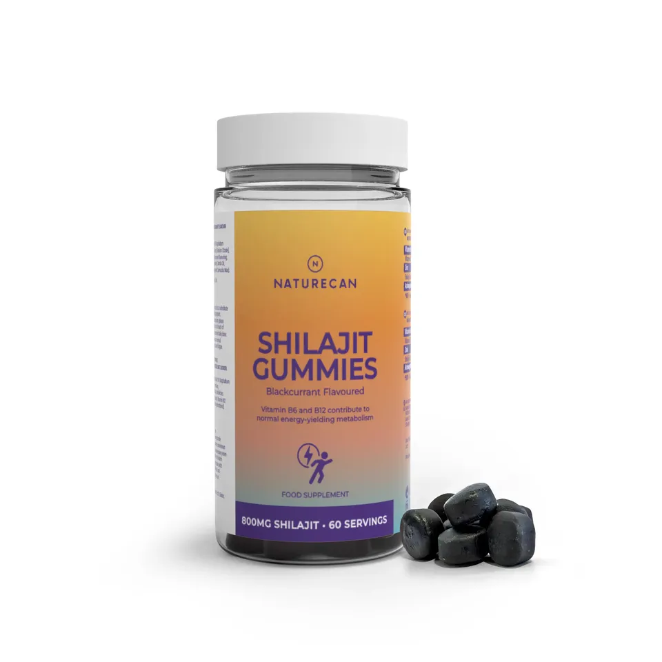 Naturecan Adaptogens Shilajit Caramelle Gommose 60 Gummies Ribes Nero