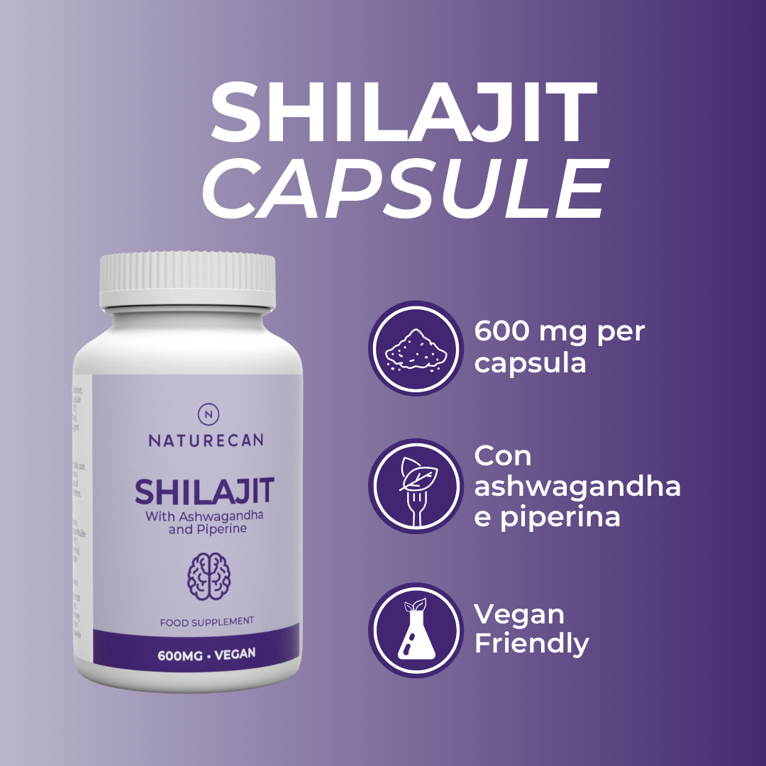 Naturecan Adaptogens Shilajit Capsule 60 pz Minerali