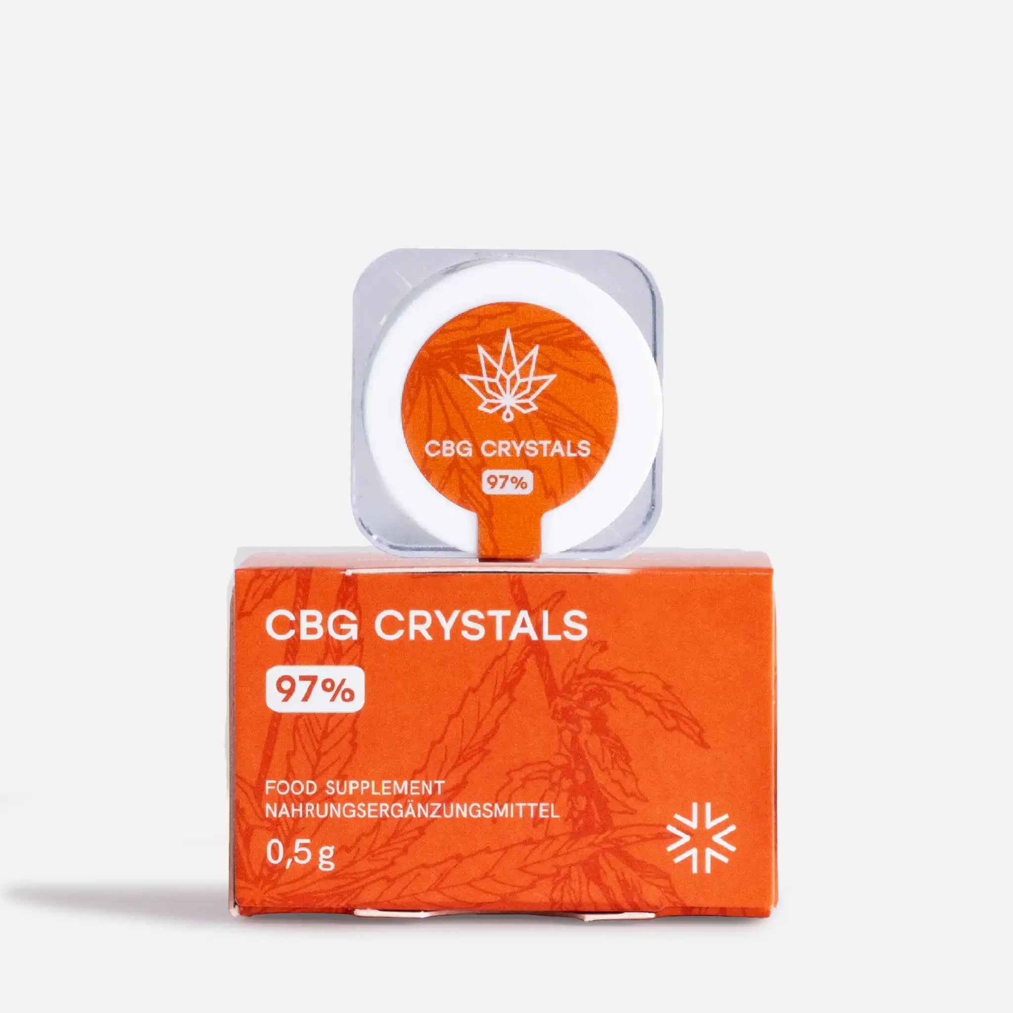 Nordic Oil Cristalli di CBG 97% polvere 500 mg senza THC